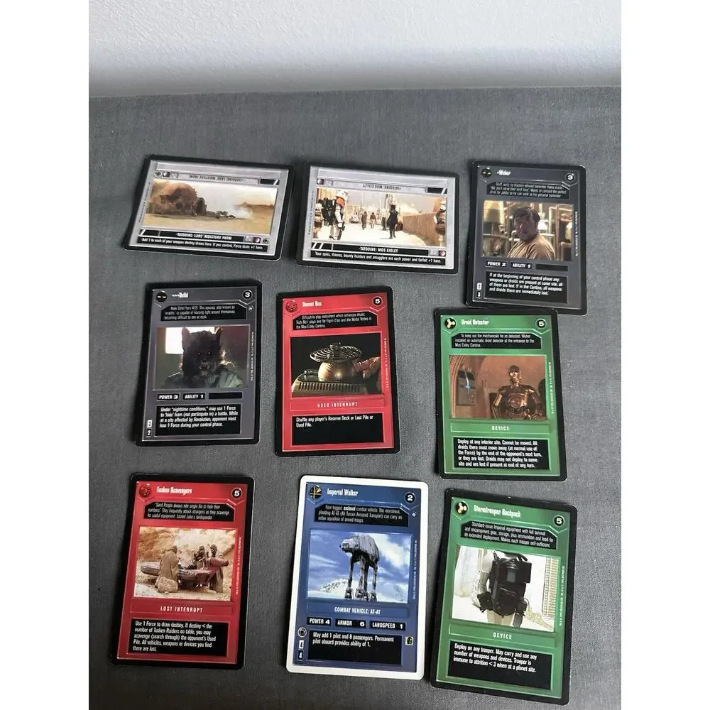 Star Wars Lot of 85 Mixed CCG Cards All Differing Conditions Some Dupes 1995